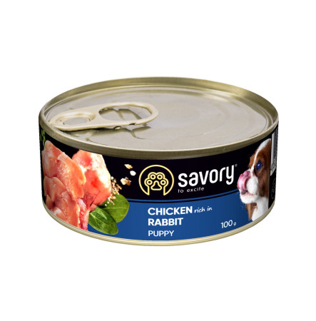 Savory Puppy Rabbit & Chicken 100 г